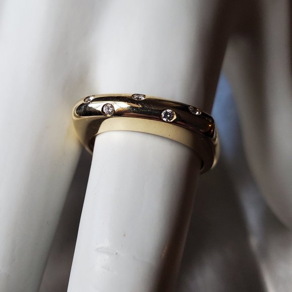 Beautiful 18K white gold diamond ring. - Picture 5 of 11